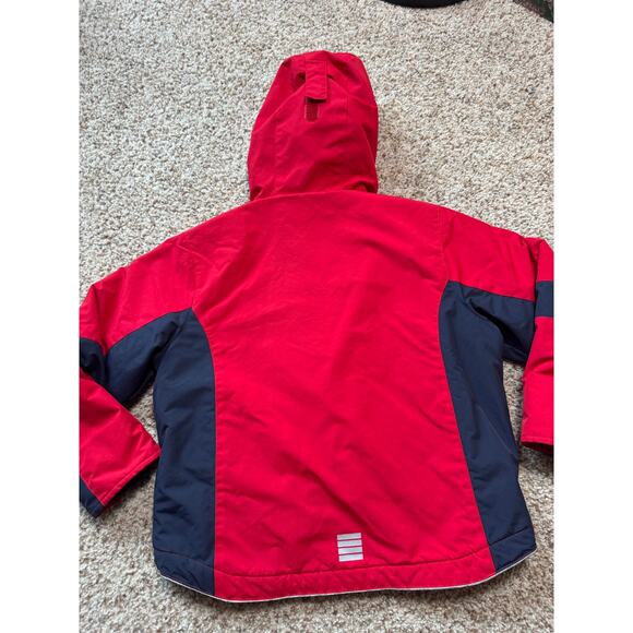 LAND'S END BOYS Winter Coat/Jacket; SIZE 6X-7; Red & Blue - Picture 11 of 11